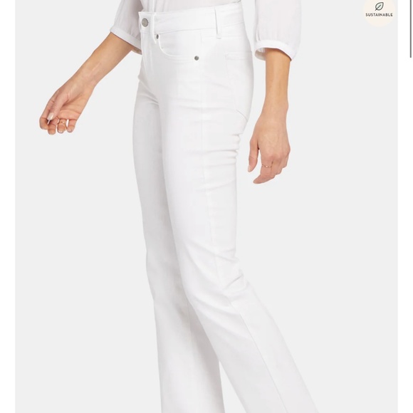 NYDJ Marilyn Straight Jean Size 6 White - Picture 5 of 10